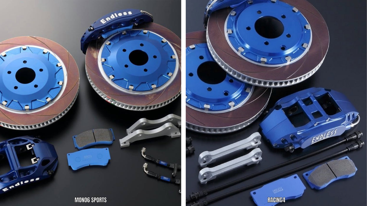 Mono 6 Sports Front + Racing Big 4 Rear Kit -Plug&Drive- 370x34/355x32