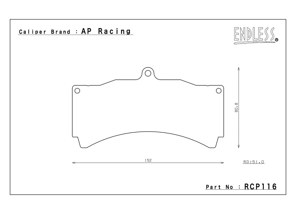 Rear axle RCP116-18mm