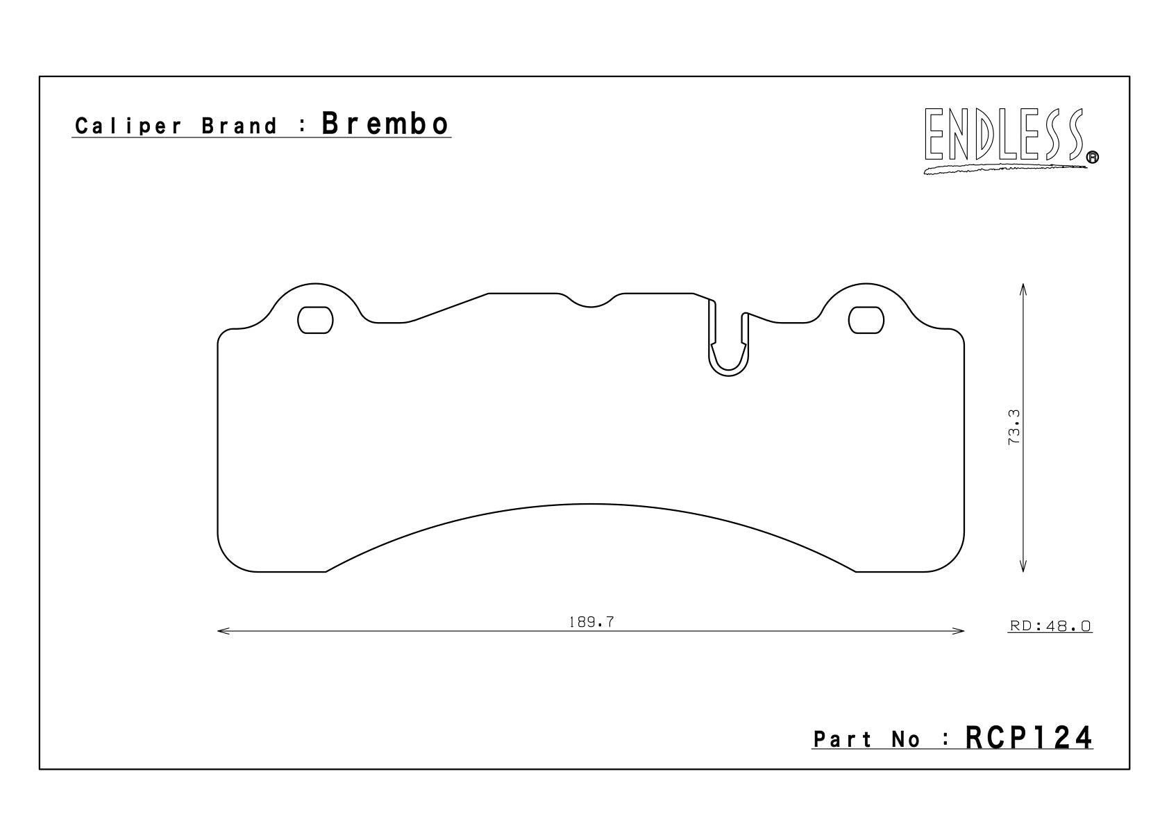 Front axle RCP124-17mm